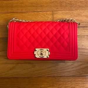 Women’s Red Jelly Crossbody